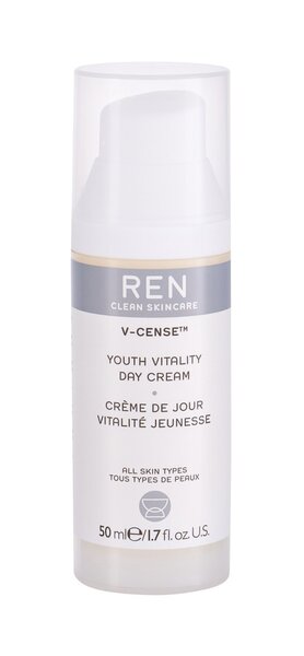 Kaitsev, niisutav päevakreem Ren Clean Skincare V-Cense Youth Vitality 50 ml hind ja info | Näokreemid | kaup24.ee