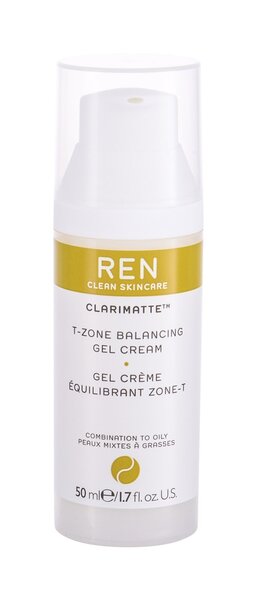 Geeljas näokreem Ren Clean Skincare Clarimatte T-Zone Balancing 50 ml