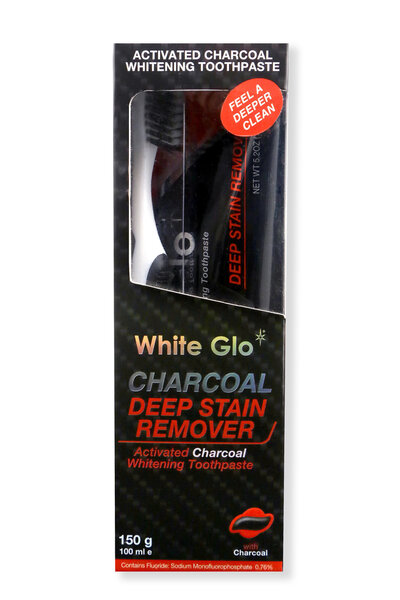 Hambapasta "White Glo" Charcoal Deep Stain, 150g