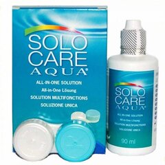 SoloCare Aqua 90 ml Menicon läätsevedelik hind ja info | Läätsevedelikud | kaup24.ee