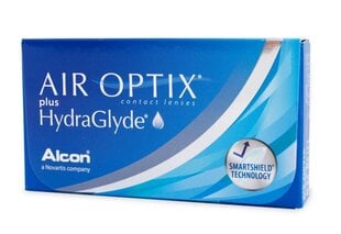 Kuuajalised kontaktläätsed Air Optix Plus HydraGlyde 8.60, 6 tk, -6.00 hind ja info | Kontaktläätsed | kaup24.ee