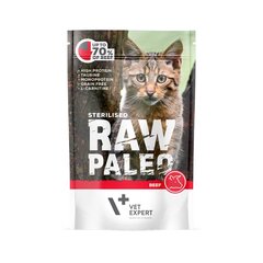 Raw Paleo konserv steriliseeritud kassidele veiseliha ja lõheõliga, 100 g hind ja info | Konservid kassidele | kaup24.ee