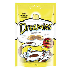 Dreamies suupiste kassidele juustuga, 60 g hind ja info | Maiustused kassidele | kaup24.ee
