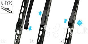 OXIMO kojamees raamiga 375mm 1 tk hind ja info | Kojamehed | kaup24.ee