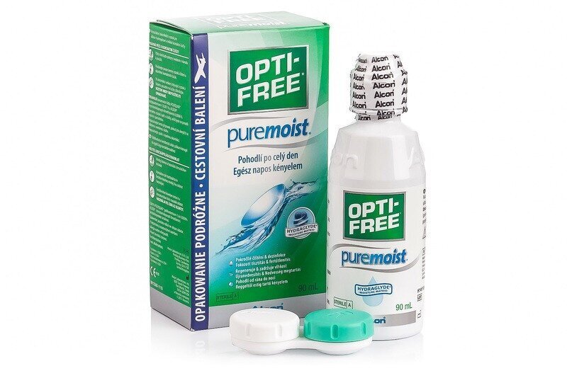 Раствор для линз состав. Опти-фри Pure moist 60 мл. Раствор Pure moist 60мл. Опти фри капли Pure moist. Раствор для линз Алкон.