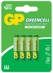 GP Greencell patareid R03 (AAA) hind ja info | Patareid | kaup24.ee