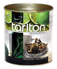 Tarlton Lemon Lime Green tea, Sidruni- ja Laim Tseilon Roheline suureleheline tee, 100g hind ja info | Tee | kaup24.ee