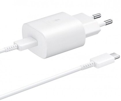 Samsung Travel Quick charger Type-C to Type-C 25W, 1m White hind ja info | Mobiiltelefonide laadijad | kaup24.ee