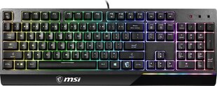 Žaidimų klaviatūra MSI Vigor GK30, juoda hind ja info | Klaviatuurid | kaup24.ee