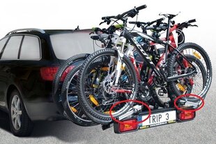 HAKR Trip Kola Middle adapter 3 või 4 jalgratta transportimiseks hind ja info | Rattahoidjad | kaup24.ee