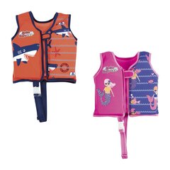 Ujumisvest Bestway Swim Safe Swim Jacket, M/L, roosa/oranž hind ja info | Ujumisvestid ja -kätised | kaup24.ee