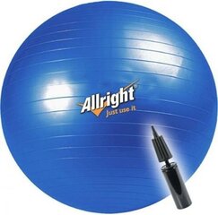 Võimlemispall Allright 75 cm, sinine hind ja info | Võimlemispallid | kaup24.ee
