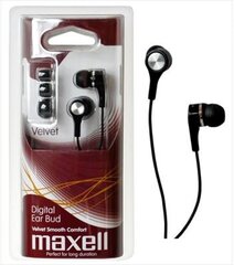 Kõrvaklapid Maxell Velvet, must hind ja info | Kõrvaklapid | kaup24.ee