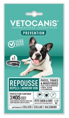 Vetocanis tõrjuv krae kutsikatele ja väikestele koertele (kuni 10 kg) hind ja info | Toidulisandid ja parasiitide vastased tooted | kaup24.ee