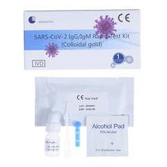 COVID-19 (SARS-CoV-2) IgG/IgM antikehade test, 1 tk hind ja info | COVID-19 kiirtestid | kaup24.ee