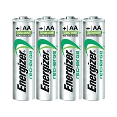 Laetavad patareid Energizer AA, 4 tk. hind ja info | Patareid | kaup24.ee