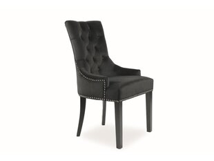 2 tooliga komplekt Signal Meble Edward, must hind ja info | Söögilaua toolid, köögitoolid | kaup24.ee