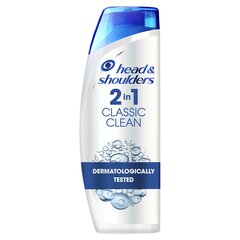 Šampoon Head&Shoulders Classic Clean 2in1 225ml hind ja info | Šampoonid | kaup24.ee