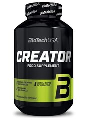 Toidulisand Biotech USA CreaTor, 120 kapslit hind ja info | Kreatiin | kaup24.ee