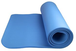 Fitness yoga mat plus - võimlemismatt (1 sm) - sinine hind ja info | Joogamatid | kaup24.ee