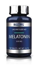 Scitec Nutrition Melatonin 1mg 90 tabs hind ja info | Vitamiinid, toidulisandid, preparaadid tervise heaoluks | kaup24.ee