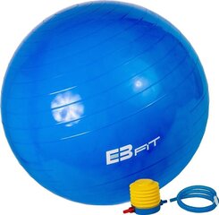 Võimlemispall pumbaga Eb Fit 1029467 65 cm, sinine hind ja info | Võimlemispallid | kaup24.ee