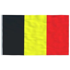 vidaXL Belgia lipp 90 x 150 cm hind ja info | Lipud ja tarvikud | kaup24.ee