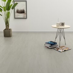 vidaXL iseliimuvad põrandalauad 4,46 m² 3 mm PVC, helehall hind ja info | Laminaatpõrandad | kaup24.ee