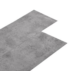 vidaXL PVC-st põrandalauad 5,26 m², 2 mm tsementpruun hind ja info | Laminaatpõrandad | kaup24.ee