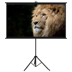 vidaXL projektori ekraan statiiviga, 72&quot; 4:3 hind ja info | Projektori ekraanid | kaup24.ee