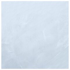 vidaXL iseliimuvad põrandaplaadid 5,11 m², PVC, valge marmor hind ja info | Terrassipõrandad | kaup24.ee