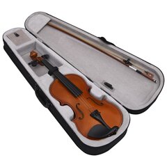 vidaXL viiulikomplekt poogna ja lõuatoega, tume puit 4/4 hind ja info | Viiulid | kaup24.ee