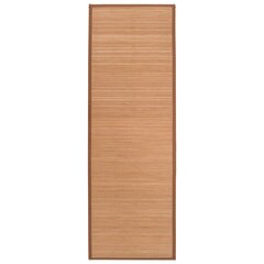 vidaXL joogamatt bambus 60 x 180 cm, pruun hind ja info | Joogamatid | kaup24.ee