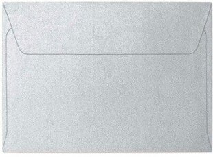 Ümbrikud Pearl C6, hõbedane, 10 tk hind ja info | Ümbrikud, postkaardid | kaup24.ee