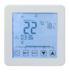 Heber HT-125 skārienjutīgi digitāli programmējami termostati hind ja info | Taimerid, termostaadid | kaup24.ee