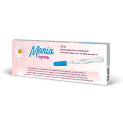 Rasedustest Maria Express HCG Teip 1 tk/ paki kohta. hind ja info | Rasedus- ja ovulatsioonitestid | kaup24.ee