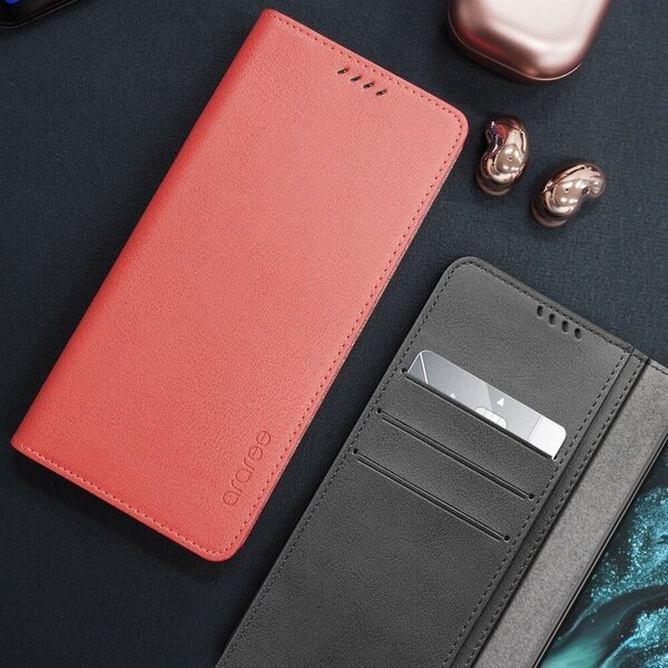 Telefoniümbris Araree Mustang Diary book Samsung Galaxy S21 Ultra, punane hind
