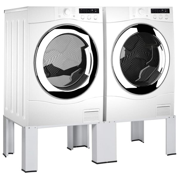 vidaXL topelt pesumasina ja kuivati alus, valge hind