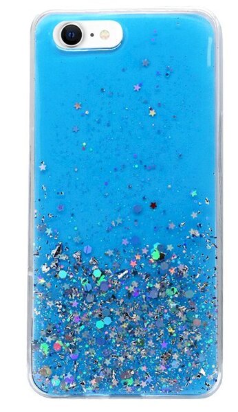Fusion glue glitter silikoonist ümbris Samsung A525 Galaxy A52 / A52 5G, sinine hind