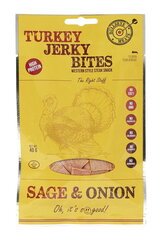 Snäkk Turkey Jerky Bites Sage & Onion, 40 g hind ja info | Lihatooted | kaup24.ee