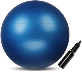 Võimlemispall INDIGO Anti-burst IN002 d-85 cm, sinine hind ja info | Võimlemispallid | kaup24.ee