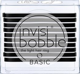Silikoonist juuksekummid Invisibobble Basic True Black 10 tk hind ja info | Juuste aksessuaarid | kaup24.ee