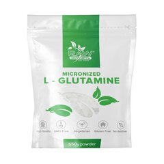 Toidulisand Raw Powders Mikroniseeritud L-glutamiinipulber, 550 g hind ja info | Glutamiin | kaup24.ee