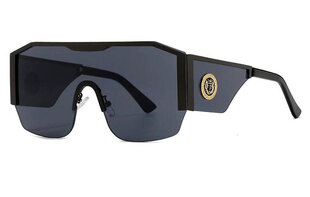 Naiste mustad ruudukujulised UV400 filtriga prillid