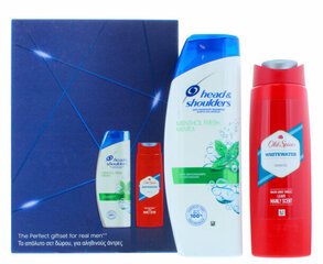 Head & Shoulders ja Old Spice komplekt meestele: šampoon, 360 ml + dušigeel, 250 ml hind ja info | Šampoonid | kaup24.ee