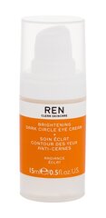 Ergastav silmakreem Ren Clean Skincare Brightening, 15 ml hind ja info | Silmakreemid, seerumid | kaup24.ee