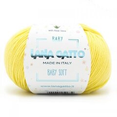 Lõng, 50g LANA GATTO Baby Soft. Värv-8437 hind ja info | Kudumistarvikud | kaup24.ee