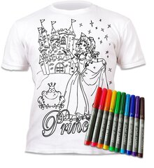Spalvinami marškinėliai su flomasteriais SPLAT Princesės, 3-4 m. 2780015670174 hind ja info | Tüdrukute särgid | kaup24.ee