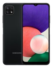 Samsung Galaxy A22 5G, 64 GB, Dual SIM, Black hind ja info | Mobiiltelefonid | kaup24.ee