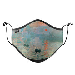 Kowi Kowi korduvkasutatav mask, Claude Monet, Impression: Sunrise 1872 hind ja info | Esmaabi | kaup24.ee